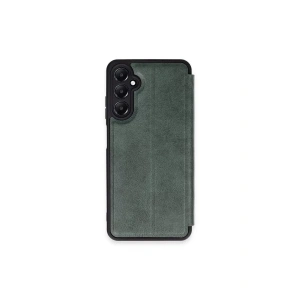 Samsung Galaxy S24 FE Kılıf Flip Cover - Koyu Yeşil