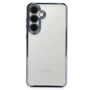 Samsung Galaxy S24 FE Kılıf Lensli Silikon - Lacivert
