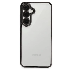 Samsung Galaxy S24 FE Kılıf Lensli Silikon - Siyah