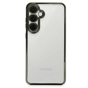 Samsung Galaxy S24 FE Kılıf Lensli Silikon - Yeşil