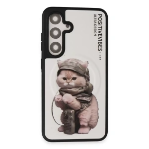 Samsung Galaxy S24 Fun Magsafe Kapak - Beyaz