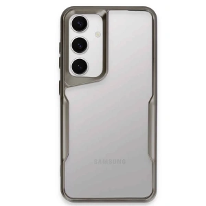 Samsung Galaxy S24 Kılıf Boyi Silikon Kapak - Titan Gri