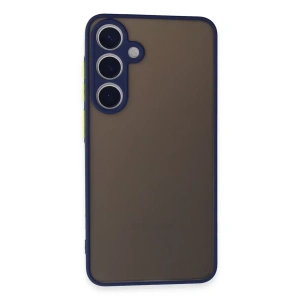 Samsung Galaxy S24 Kılıf Montreal Silikon Kapak - Lacivert