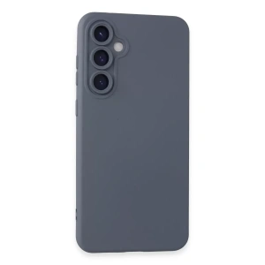 Samsung Galaxy S24 Kılıf Nano içi Kadife Silikon - Gri