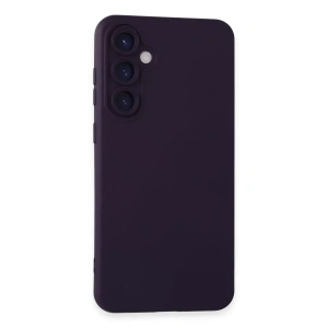 Samsung Galaxy S24 Kılıf Nano içi Kadife Silikon - Mor