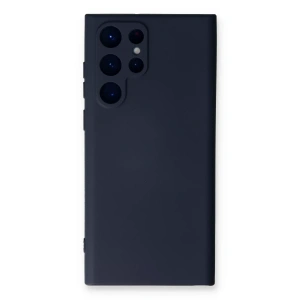 Samsung Galaxy S24 Ultra Kılıf Nano içi Kadife Silikon - Lacivert