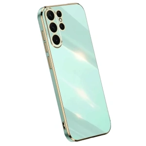 Samsung Galaxy S24 Ultra Kılıf Volet Silikon - Açık Yeşil