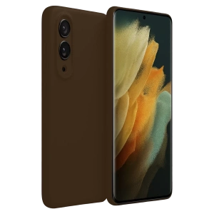 Samsung Galaxy S25 Edge First Silikon - Kahverengi
