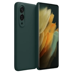 Samsung Galaxy S25 Edge First Silikon - Koyu Yeşil