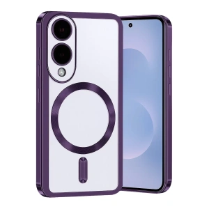 Samsung Galaxy S25 Edge Kross Magneticsafe Kapak - Mor