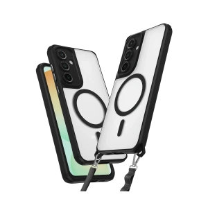 Samsung Galaxy S25 Plus Kılıf Enka Magsafe Silikon Kılıf - Siyah