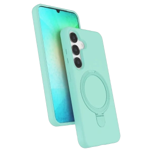 Samsung Galaxy S25 Regal Magsafe Standlı Kapak - Su Yeşili
