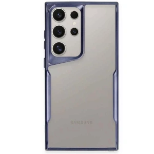 Samsung Galaxy S25 Ultra Kılıf Boyi Silikon Kapak - Lacivert
