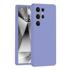 Samsung Galaxy S25 Ultra Kılıf Nano içi Kadife Silikon - Lila