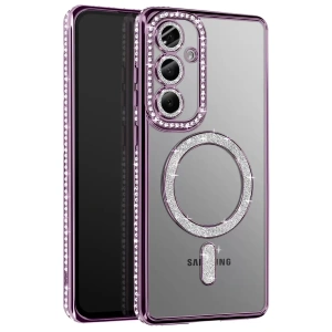 Samsung Galaxy S26 Joke Simli Magneticsafe Kılıf - Derin Mor