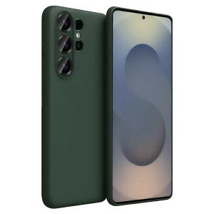 Samsung Galaxy S26 Ultra First Silikon - Koyu Yeşil