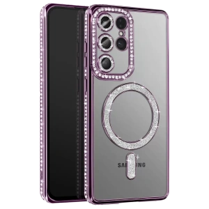 Samsung Galaxy S26 Ultra Joke Simli Magneticsafe Kılıf - Derin Mor
