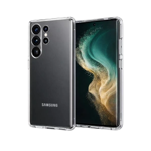 Samsung Galaxy S26 Ultra Lüx Şeffaf Silikon - Şeffaf
