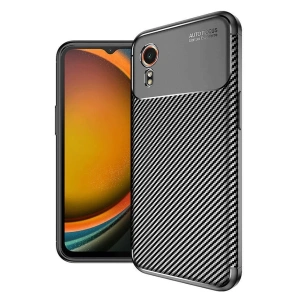 Samsung Galaxy XCover 7 Kılıf Auto Focus Karbon Kapak - Siyah