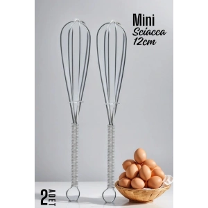 Sciacca Mini Çırpıcı Çelik 2 adet