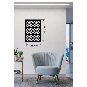 Selçuklu Yıldızı Temalı Ahşap Duvar Tablosu - 25x35 cm Lazer Kesim Dekoratif Pano