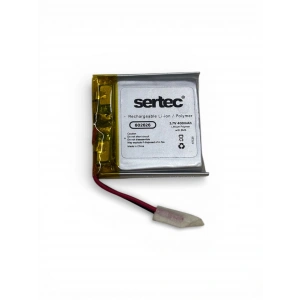 Sertec 602626 3.7V 400mAh Li-Polymer Pil (Devreli/1.5A)