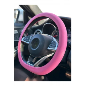 Silikon Direksiyon Kılıfı Pembe