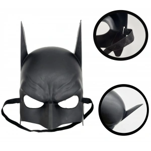 Siyah Çocuk Batman Maskesi Lastikli