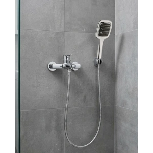 Siyah Duş Seti El Duşu Başlığı Spiral Hortum Dayanıklı Banyo Duş Aksesuarı