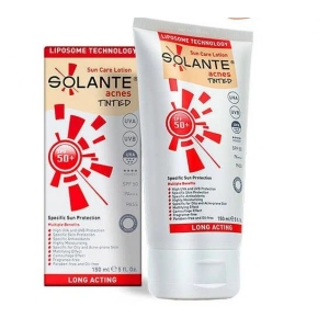 Solante Acnes Tinted Spf 50+ 150 ml Güneş Losyon