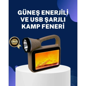 Solar Alev Lambası – Kamp, Bahçe ve Dış Mekan İçin