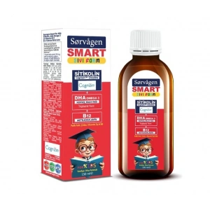 Sorvagen Smart Kids Sıvı Form Sitikolin Dha Omega 3 Norveç Balık Yağı ve B12 150 ml