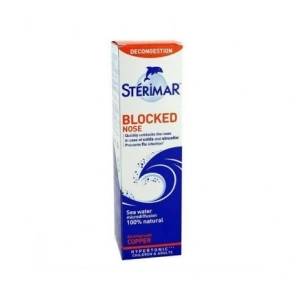 Sterimar Burun Spreyi Blocked Nose Tıkalı Burun Hipertonik Yetişkin 100 ml