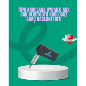 Taşınabilir Bluetooth AUX Araç Müzik ve Konuşma Kiti