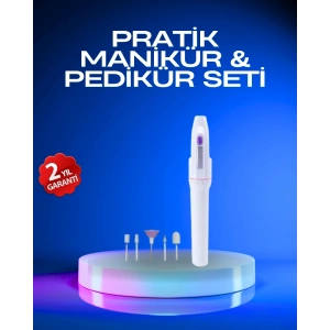Taşınabilir Profesyonel Elektrikli Tırnak Matkap Seti – Sessiz, Güçlü ve Dayanıklı