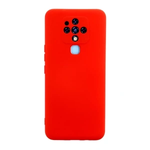 Tecno Camon 16 Kılıf Nano içi Kadife Silikon - Kırmızı