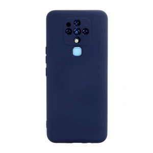Tecno Camon 16 Kılıf Nano içi Kadife Silikon - Lacivert