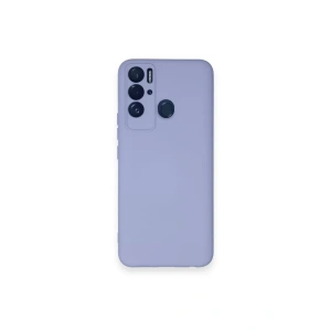 Tecno Pova Neo Kılıf Nano içi Kadife Silikon - Lila