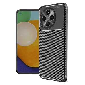 Tecno Spark 30 Pro Kılıf Auto Focus Karbon Kapak - Siyah