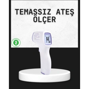 Temassız Termometre Hızlı Ölçüm Güvenli Dijital Ateş Ölçer