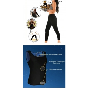 Termal Sauna Tayt + Atlet TAKIM ( M )  Neotex Terletme Takımı