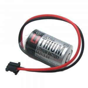 TOSHIBA ER3V 3.6V 1/2AA Size Lithium Pil - Siyah Soket