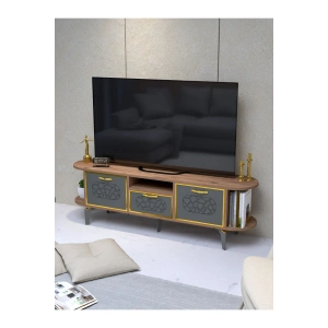 Tv Sehpası Mira 5030 Atlantik Gold 160 Cm 35 Cm 50 Cm