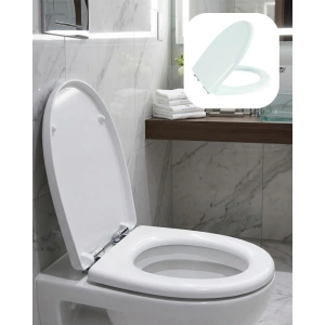 Universal Klozet Kapak Seti Kaydırmaz Alt Yüzey Kolay Temizlik Banyo Aksesuarı