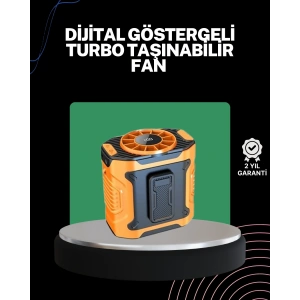 USB Şarjlı Kompakt El ve Boyun Fanı Çok Fonksiyonlu