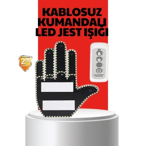 Uzaktan Kumandalı LED Jest Işığı – 3 Farklı Hareket Modu