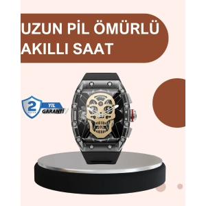 Uzun Pil Ömürlü Akıllı Saat Günlük ve Spor Kullanım