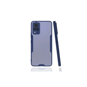 Vivo V21 Kılıf Platin Silikon - Lacivert
