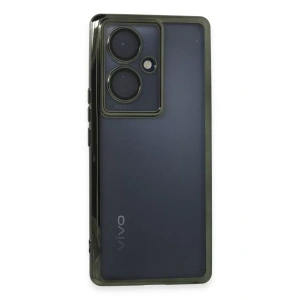 Vivo V29 Lite Kılıf Lensli Silikon - Yeşil
