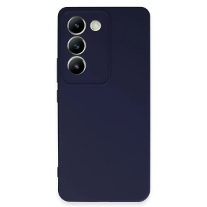 Vivo V30 Lite 4G Kılıf First Silikon - Lacivert